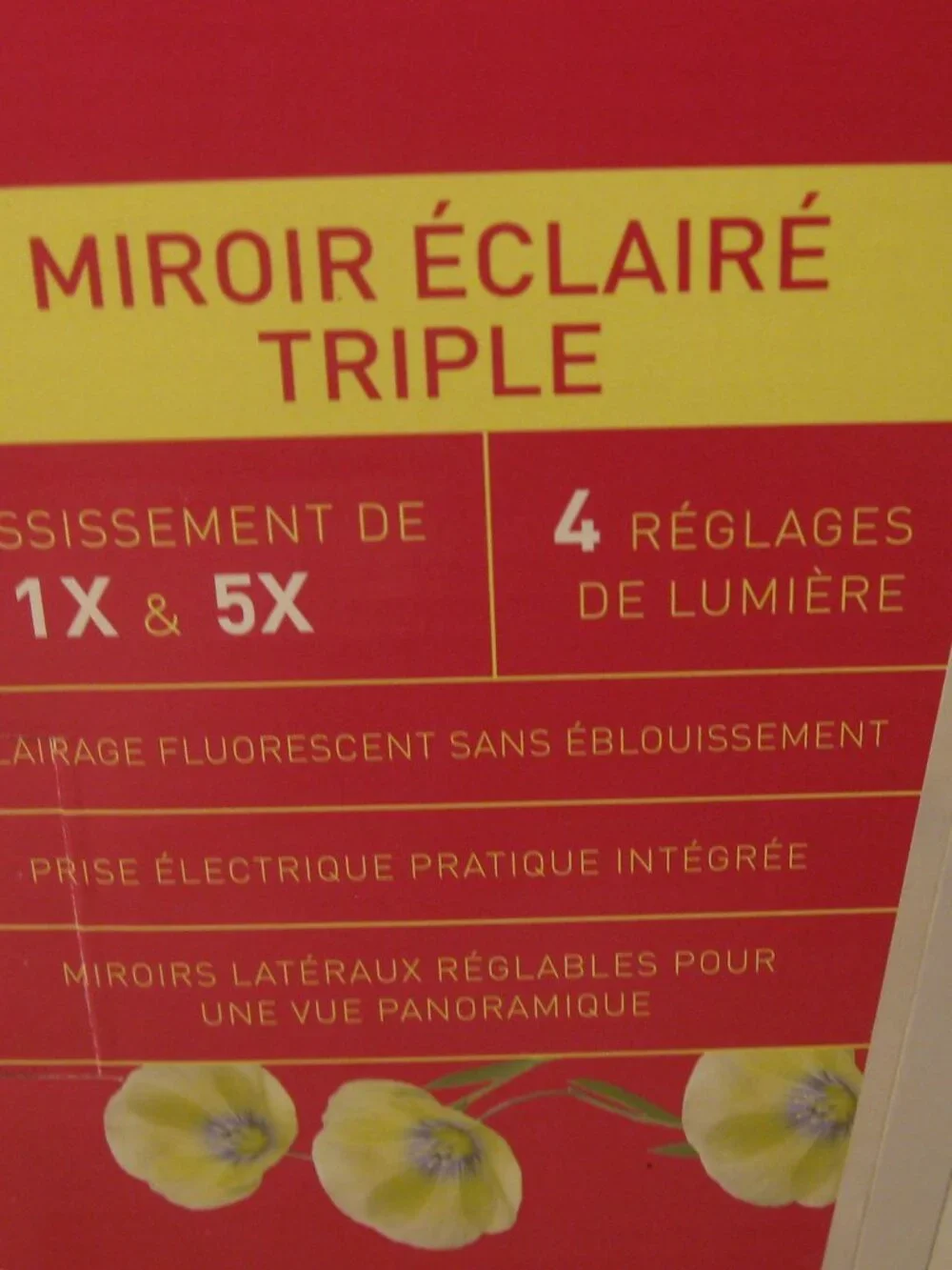 Jerdon makeup mirror